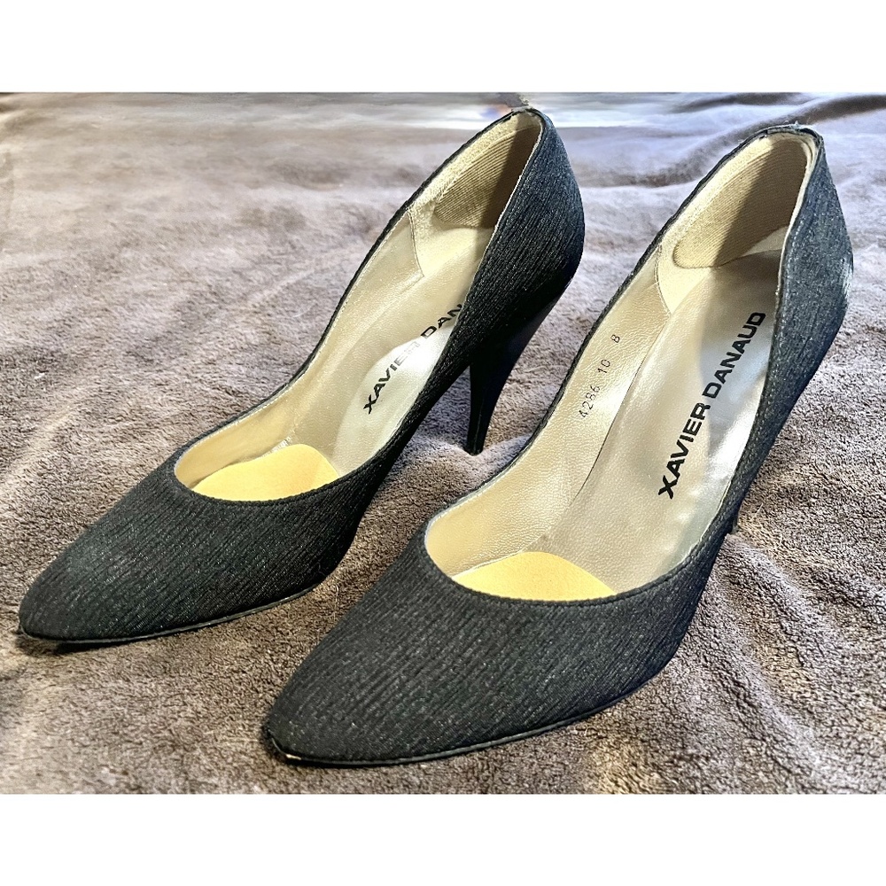 Xavier Danaud Black Heel Shoes